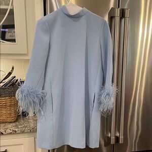 Tuckernuck Light Blue Feather Mod Ellie Dress. In perfect condition- worn once.